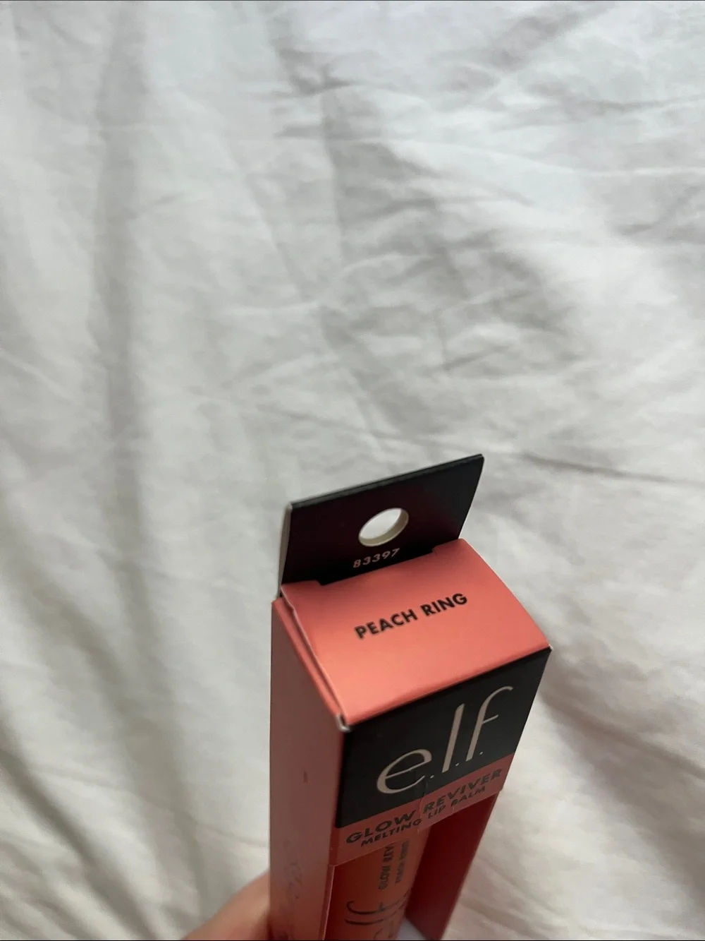 NEW Elf Glow Reviver Melting Lip Gloss in Peach Ring